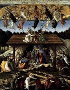 BOTTICELLI, Sandro The Mystical Nativity oil painting artist